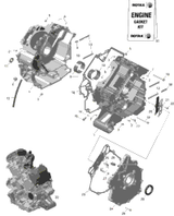Can-Am Crankcase Ass'y 2023  Outlander 570 EFI - XU - (4JPB) - CE 420685253