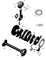 Can-Am Crankshaft 2021  F3 S SM6, (Built Before Sept.2020) 420219783