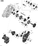 Can-Am Gear Box 2012  Commander STD, XT, X, 1000 EFI 420684786