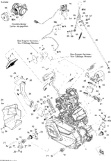 Can-Am Long Block 660 Engine 2008  Outlander 650 XT 420066030