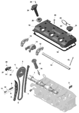 Sea-Doo Rocker Arm, Shaft 2022 GTX 230 420854594