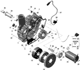 Sea-Doo Starter Drive 2021 FISH PRO 170 420888041