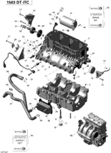 Sea-Doo Electric Starter Ass'y Includes 41 to 42 2016 GTI-GTR-GTS 420888995