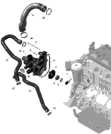 Sea-Doo Water Pump Housing Ass'y 2022 GTX 300 420922925