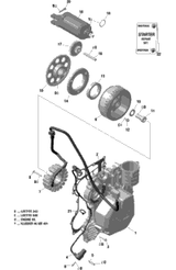Sea-Doo Starter Ass'y 2019 SPARK 900 ACE 420893830