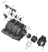 Sea-Doo Airbox Ass'y 2023 SPARK TRIXX - 2UP 420867368