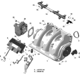Sea-Doo Induction Manifold 2019 WAKE PRO 230 420867946