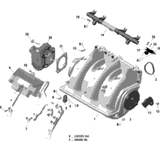 Sea-Doo Induction Manifold 2018 RXP 300 420867946