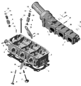 Sea-Doo Exhaust Manifold Ass'y 2023 FISH PRO SPORT 170 420673436