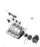 Sea-Doo Throttle Body 2015 SPARK ACE 900 (2UP) 420893144