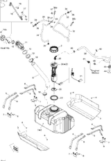 Sea-Doo Fuel Pump Ass'y Includes 20 to 22 2011 GTS Pro 130 270600102