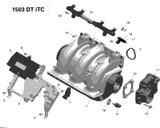 Sea-Doo Throttle Body 2014 GTI 130 420892590
