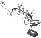 Sea-Doo Engine Wiring Harness Ass'y 2023 SPARK 90 - 3UP 420264424