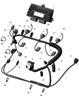 Sea-Doo Engine Wiring Harness Ass'y 2019 GTI 155 420964082