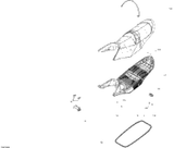 Sea-Doo Can-Am Red, 3 Places Seat Ass'y 2018 WAKE 155 269003163