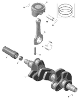 Sea-Doo Crankshaft Ass'y 2022 SPARK TRIXX 420819789
