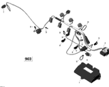 Sea-Doo ECM Connector Engine ACE 900 2014 SPARK ACE 900 (2UP) 420666266