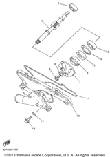 Bolt, Flange 1997 VMAX 600 SX (VX600SXA) 95817-06012-00