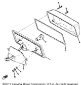 Screw, Pan Head 1974 GP338F 98511-04030-00