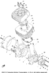 Nut (95301-10600-00) 1975 SR292 95303-10600-00