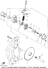 Shim, Caliper 1990 SRV (SR540P) 86M-25827-00-00