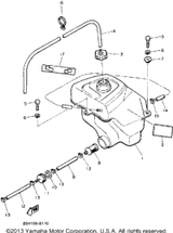 Bolt, Hexagon 1990 SNOSCOOT (SV80P) 97313-08020-00