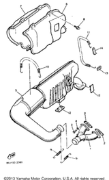 Bolt, Hexagon 1992 EXCITER II (EX570S) 97313-08020-00