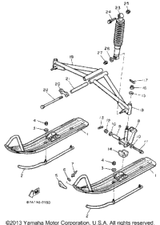 Nut, Flange 1990 SNOSPORT (SV125P) 95716-08300-00