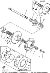 Screw, Pan Head ALTPART 1985 SRV (SR540J) 98580-05010-00