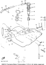 Washer, Plate 1993 VENTURE GT (VT480GTT) 90201-08784-00