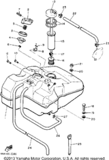 Washer, Plate 1990 SRV (SR540P) 90201-087A9-00