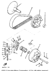 Pin, Cotter 1984 ENTICER 300 (ET300H) 91401-25020-00