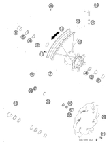 KTM CLUTCH DISC KIT As Required 2014 500 EXC 78932010033