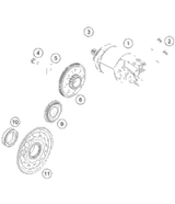 KTM CLUTCH DISC PACKAGE 2024 500 EXC SL Engine 79532010033