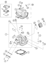 KTM CLUTCH DISC PACKAGE 2020 350 EXC-F 79532010033