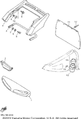 Washer, Plate 1995 VMAX-4 800 (VX800V) 90201-06778-00