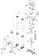 KTM PISTON ROD R/S CPL. 2014 65 SX 35480477S3