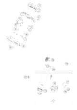 KTM SWITCH CONTROL RH 2022 RC 390, Blue - B.D. Chassis 94811074000