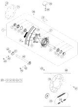 KTM Outer clutch hub 2024 450 SX-F / XC-F Engine A46032001072