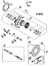 KTM DRIVETRAIN KIT EXC 14Z/50Z ORA As Required 2018 250 XC-W 00050002063