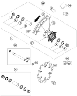 KTM DRIVETRAIN KIT EXC 14Z/50Z ORA As Required 2017 300 XC-W 00050002063