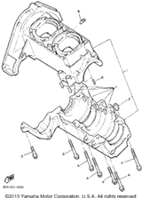 Bolt, Flange 1988 PHAZER DELUXE (ELEC START) (PZ480EM) 95811-08070-00