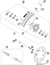 KTM SPECIAL CIRCLIP PLIER 2003 450 MXC Racing 51012011000