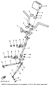 Pin, Cotter 1988 SNOSCOOT (SV80M) 91402-25018-00