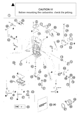 KTM GASKET PLATE THROTTLE VALVE 04 04 2010 450 SX-F 57331035153