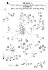 KTM GASKET PLATE THROTTLE VALVE 04 2011 530 EXC 57331035153