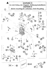 KTM GASKET PLATE THROTTLE VALVE 04 2007 250 EXC-F 57331035153