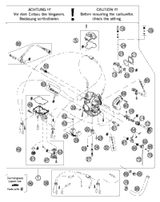 KTM GASKET PLATE THROTTLE VALVE 2004 525 MXC Racing 57331035053