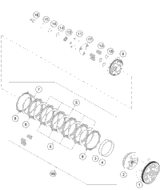KTM COUNTERSHAFT CPL. 2019 RC 390 BLACK 90233010010