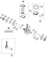 KTM COUNTER SHAFT REP. KIT 50 SX ON DEMAND 2019 50 SX MINI 00050000948